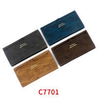 Dompet Panjang Pria untuk Ritsleting Pria Dompet Pria Terbuat dari Merek Terkenal Fenuine