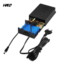 Mini UPS 12V 2A 1200mAh Étanche avec Batterie Intégrée pour Caméra de Surveillance CCTV, Adaptateur Secteur AC/DC Noir/Blanc, Alimentation de Secours à Commutation 24W