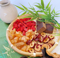 Pâte concentrée naturelle aux herbes chinoises Jiuxi, Baies de Goji, Dattes rouges, Longane, Rose, Sucre roux, 200ml, Crème pour la cuisine, Infusion, Toux