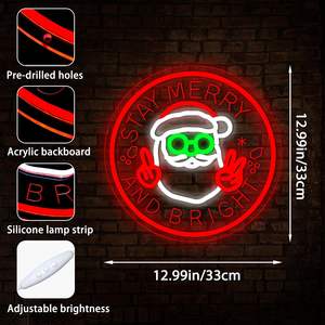 Insegna al <span class=keywords><strong>Neon</strong></span> per le vacanze di Natale, non so Margo LED segno decorazione della parete, luce al <span class=keywords><strong>Neon</strong></span> personalizzata - Product Image 3