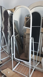 Bán buôn đồ nội thất trang trí nhôm khung kim loại đầy đủ mặc quần áo gương phòng ngủ hộ gia đình đầy đủ cơ thể gương mặc quần áo gương - Product Image 6