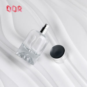 Luxury Thick Bottom Clear Glass Perfume <b>Bottle</b> 30ml 50ml 100ml Sexy <b>Bottle</b> Design Perfume Flacon With Spray <b>Mist</b> Silvery Lid - Product Image 5