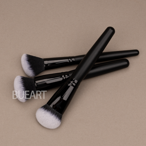 DailyQueen EI_F16 Hochwertiges Schwarzes Wasserfestes Holzgriff Veganes Haar-Concealer-Pinsel-Set mit Eigenem Logo Kosmetik-Pinsel-Set - Product Image 6