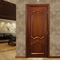 Foshan Fabriek Directe Verkoop Moderne Congo Sapele Massief Houten Deur Voor Interieur Notenhout Casla Badkamer Appartementen Hotels Villa