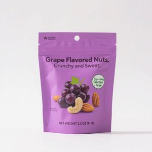 Sachets debout refermables thermoscellés et découpés emballage alimentaire imprimé 3.5G sachets en aluminium plastique zip-lock 3.5 sachets en mylar personnalisés - Product Image 2