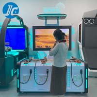 Vente chaude 4-Player Shooting Gun Arcade Simulator Garantie 1 an-Machine de tir High-Tech Gun Fight
