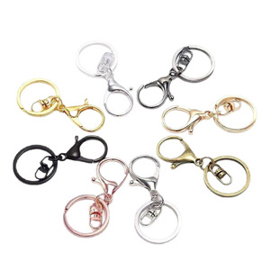 Zinc Alloy Carabiner Keychain Round Metal <b>Key</b> <b>Ring</b> Hard Wearing For DIY Jewelry Bag Accessories - Product Image 4