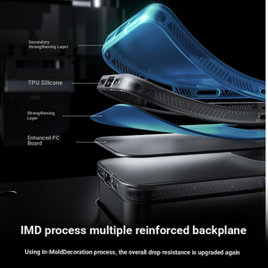 Cao Châu Sang Trọng Chống-Thả Không Dây Sạc Từ TPU + Acrylic Trường Hợp Điện Thoại Cho 16E/ Pro Max Bao Gồm Đầy Đủ Ống Kính Máy Ảnh Bảo Vệ - Product Image 2