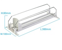Nouvelle étagère à boissons pour réfrigérateur à ressort, poussoir coulissant, largeur réglable, tige de poussée, rail coulissant, distributeur de boissons, organisateur de boissons