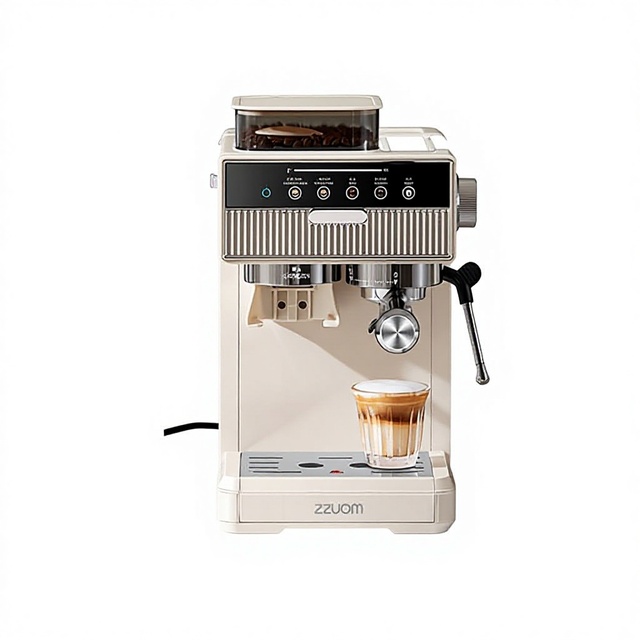 KR Commercial Household Coffee Machine Multi-function Coffee Maker Automatic Espresso Machines With Grinder