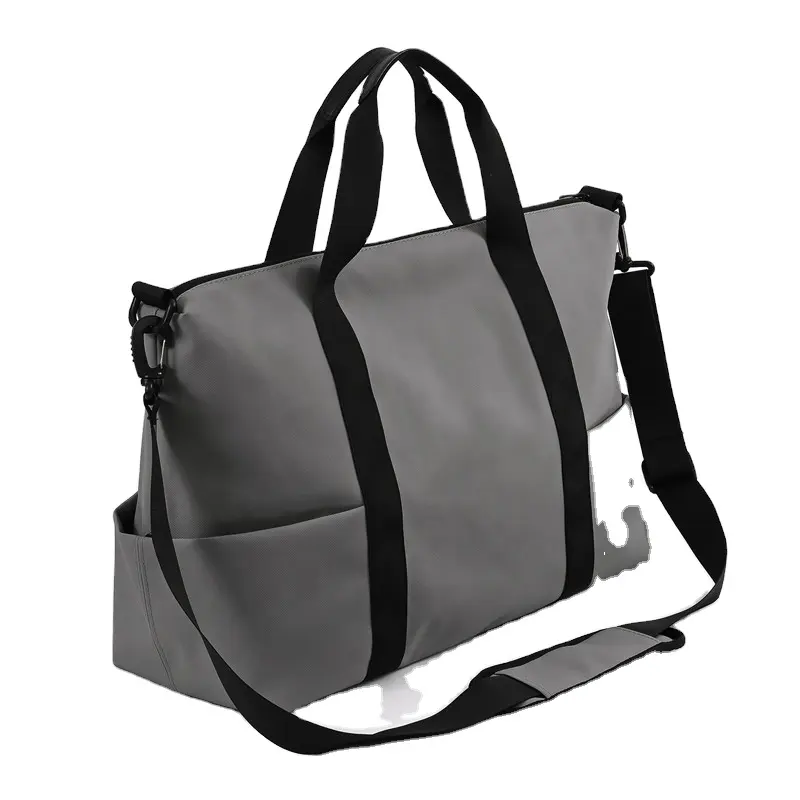 Tracolla regolabile tracolla impermeabile Multi-tasca personalizzata da uomo borsone borse sportive Weekender borsa da viaggio con cintura per bagagli