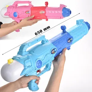 Verão meninas meninos jogo brinquedos, 1050ml, grande volume, tanque 3 em 1, retrátil, expansão telescópica, azul, rosa, arma de água grande para crianças