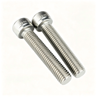 Vis à tête cylindrique moletée en acier inoxydable 304 A2-70 DIN912