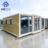 Maison préfabriquée extensible en conteneur de 20 pieds ou 40 pieds, prête à l'emploi, 5 chambres, maison portable à vendre