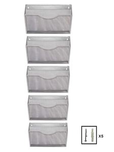 Hot Sale Office Supplies School Home Household Wire Metal Mesh Wall Mounted Hanging Paper Organizer Shelves - Product Image 6