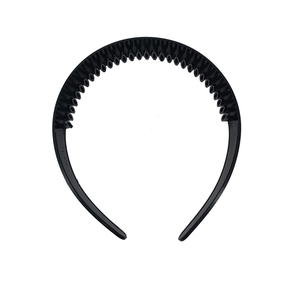 2.5 ซม.30 ฟันพลาสติกสําหรับผู้หญิงหญิงสีทึบHeadbands Designerกว้างhairband - Product Image 1