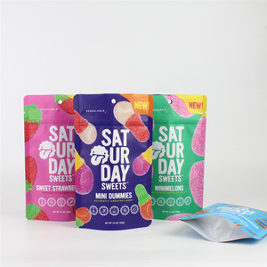 Diseño personalizado cremallera bolsa de plástico para dulces café alimentos embalaje diferente sabor picante caramelo embalaje bolsa - Product Image 3