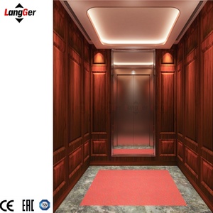Langger 3-этажный небольшой домашний Лифт с плоским тросовым лифтом с красивым выбором цвета