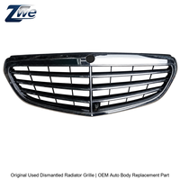 Calandre avant pour Mercedes Benz Classe E W212, barre chromée, grille noire, remplacement 2009-2016 E200 E250 E350, ajustement direct approuvé