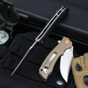 Outdoor Folding <strong>Knife</strong> D2 Steel Stonewashing <strong>Blade</strong> G10 Handle Folding <strong>Knife</strong> Survival Equipment OEM <strong>Manufacturers</strong> - Product Image 5