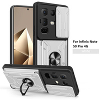 Étui de téléphone rotatif avec béquille, fente pour carte et aimant pour Infinix GT 30 Pro/Zero Ultra/Note 50S/Hot 60 Pro+/50 Smart10+