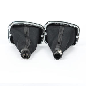 Poignée de levier de vitesse en cuir pour Volkswagen Golf, boîte de vitesses manuelle, design ergonomique, accessoires intérieurs de voiture - Product Image 4