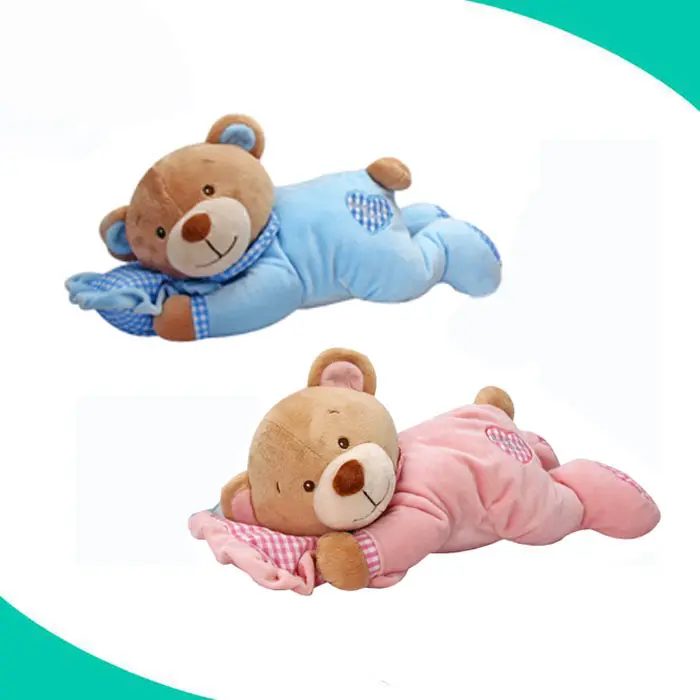 China manufacturer baby lovely sleeping teddy bear toy