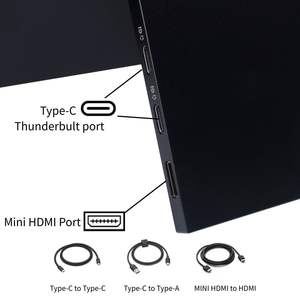 Monitor Portabel Layar Sentuh LCD 14 inci untuk Laptop OEM ODM Grosir FKAPM1402 - Product Image 3