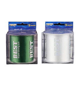 Fil de pêche en nylon super résistant importé de Chine, 500 mètres, bobine parallèle, indispensable pour la pêche en mer et en rivière à longue distance, flottant - Product Image 1