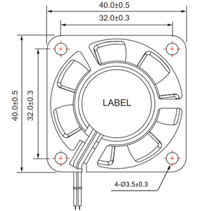 Ventola di Raffreddamento Silenziosa 4010 con 2 Cuscinetti a Sfera per Mini PC, 4000 RPM, 40x40x10mm, Ventola DC 5V, Ventola Assiale 12V, Supporto OEM ODM - Product Image 3