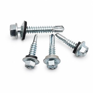 Vis autoperceuses à tête hexagonale, conformes RoHS, pour applications de fixation en construction – Approvisionnement direct usine - Product Image 1