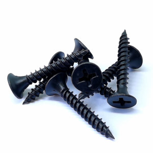 Tornillo para tablero de silicato de calcio - 3x25mm 19mm 4.2mm Tornillo negro para aglomerado - Product Image 3