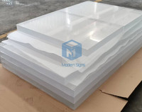 Feuille de panneau d'aquarium acrylique en plastique transparent de haute qualité de grande taille 100mm 80mm