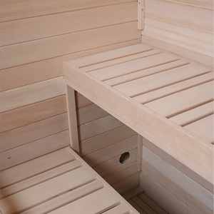 Alta calidad al por mayor 2-6 personas al aire libre nórdico <span class=keywords><strong>Hotel</strong></span> <span class=keywords><strong>Sauna</strong></span> Hemlock <span class=keywords><strong>Sauna</strong></span> de vapor seco <span class=keywords><strong>con</strong></span> estufa electrónica - Product Image 2
