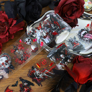 เทป1ม้วนสำหรับตกแต่งฮาโลวีนแบบ DIY เทป Washi สำหรับทำคู่มือทิวทัศน์ - Product Image 2