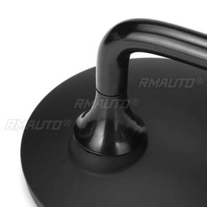 Rétroviseurs latéraux ronds pour moto Harley Davidson Sportster Ryca, rétroviseurs ABS universels pour moteurs de 22 mm (7/8 pouces) - Product Image 5