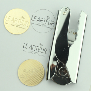 Poinçon à logo personnalisé, tampon de gaufrage sur mesure, sceau en acier inoxydable, pince à gaufrage portable pour bureau et <span class=keywords><strong>notaire</strong></span> - Product Image 4