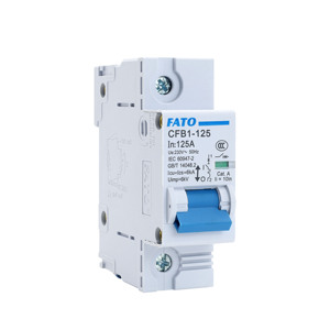 سكة حديد MCB Din AC 1P Mini 63A 80A 100A 125A 6KA لحماية الدوائر الكهربائية المنزلية - Product Image 1