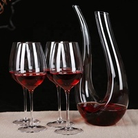Verres à vin en cristal 400 ml, verre à vin rouge en cristal sans plomb, verrerie en gros pour restaurants et usage domestique
