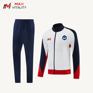 Professionele Maatwerk Nieuwe Losse Amerikaanse Sport Fitnesspak Herenmode Casual Custom Logo Normale Rits - Product Image 1