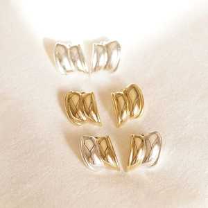 Boucles d'oreilles manchette en vermeil or 14 carats, bijoux fantaisie, vente en gros, boucles d'oreilles en argent sterling 925 plaqué or rose, bijoux antiques - Product Image 5