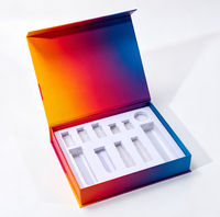 Boîte cadeau de parfum en carton rigide magnétique biodégradable et recyclable, écologique, avec plateau en mousse personnalisé
