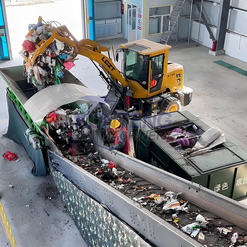 Municipal MSW Garbage Classification Shredding RDF