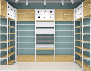 Estanterías Combinadas para Exhibición de Joyería, Estantes de Exhibición de Una Cara, Gabinetes Altos de Pared, Diseño de Tienda - Product Image 1