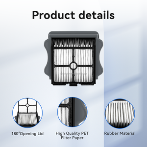 Lot de 6 filtres HEPA compatibles avec les aspirateurs sans fil <span class=keywords><strong>Tineco</strong></span> IFloor 3/ <span class=keywords><strong>Floor</strong></span> One <span class=keywords><strong>S3</strong></span>/ <span class=keywords><strong>Floor</strong></span> One S5 - Product Image 2