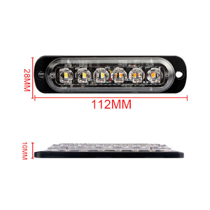 Đèn Khẩn Cấp 6LED Chất Lượng Cao Cho Xe Hơi Đèn Nhấp Nháy Cảnh Báo Đèn Khẩn Cấp Đèn Nhấp Nháy Đèn Cảnh Báo LED Hệ Thống Chiếu Sáng Xe Hơi - Product Image 2