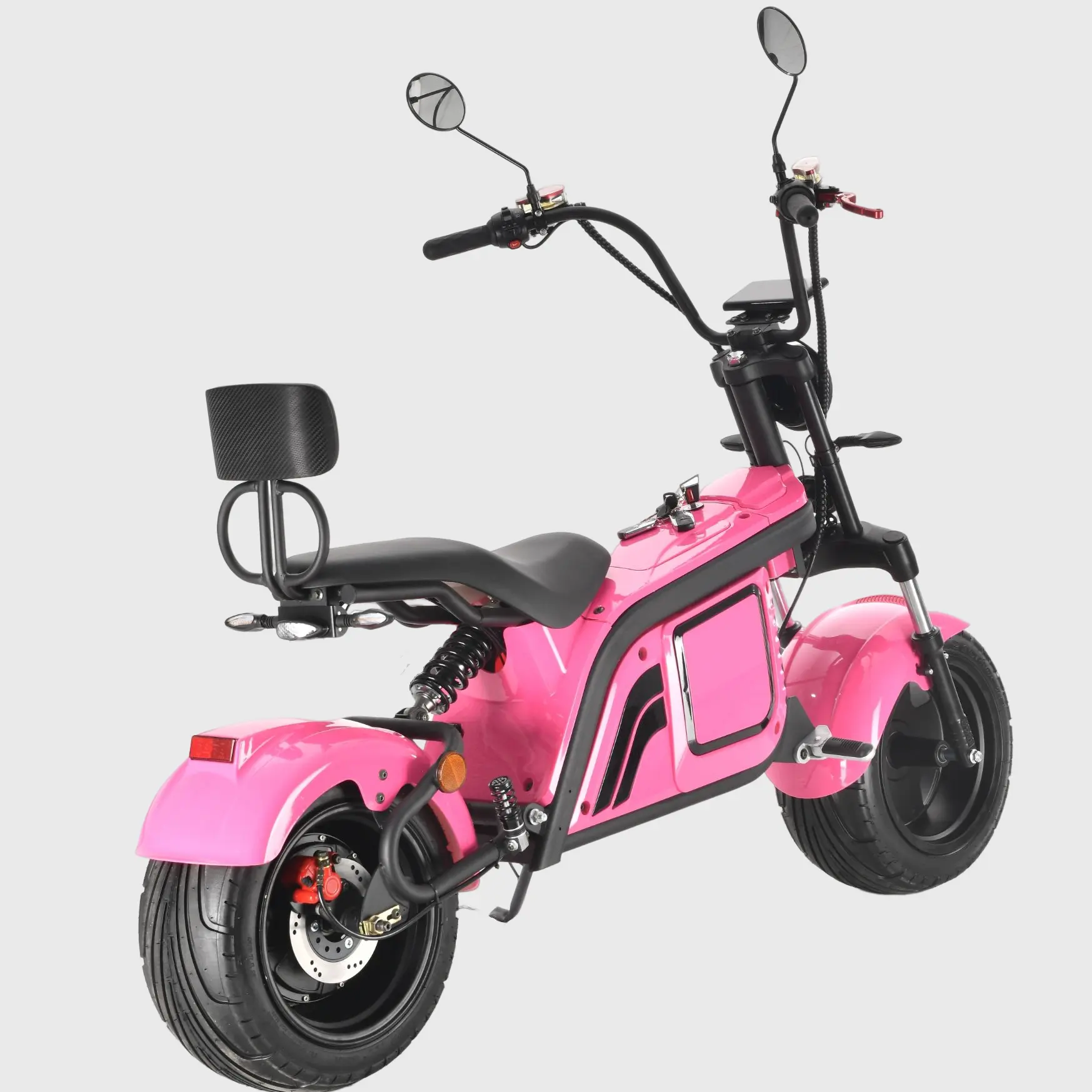 Büyük indirim! Bir vermek bir ücretsiz!!! 2023 yeni Scrooser EEC elektrikli Chopper Scooter 1500W yetişkin 2 koltuk elektrikli motosiklet