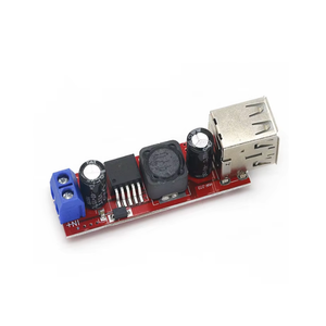 Salida <span class=keywords><strong>USB</strong></span> dual, Buck reductor de módulo de alimentación, 9V/12V/24V/36V a 5V, <span class=keywords><strong>USB</strong></span> doble <span class=keywords><strong>3A</strong></span> para cargador de vehículo LM2596 - Product Image 6