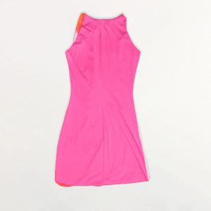 Ensemble 2 pièces tendance été pour femme : Crop top sexy à contraste de couleurs et robe décontractée perlée - Product Image 5