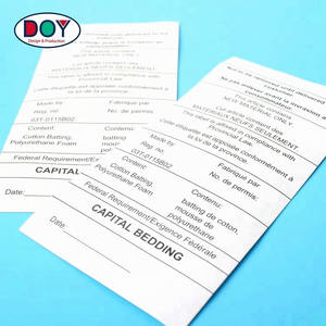 Çin üreticisi eko özel <span class=keywords><strong>Tyvek</strong></span> kağıt ofset baskı yıkanabilir bakım etiketi için bagaj ve bagaj - Product Image 5